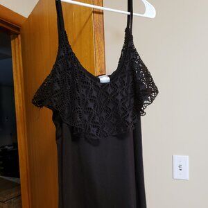 [L] Xhilaration Ruffle Lace Dress